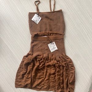 Super cute Zara top and skirt set